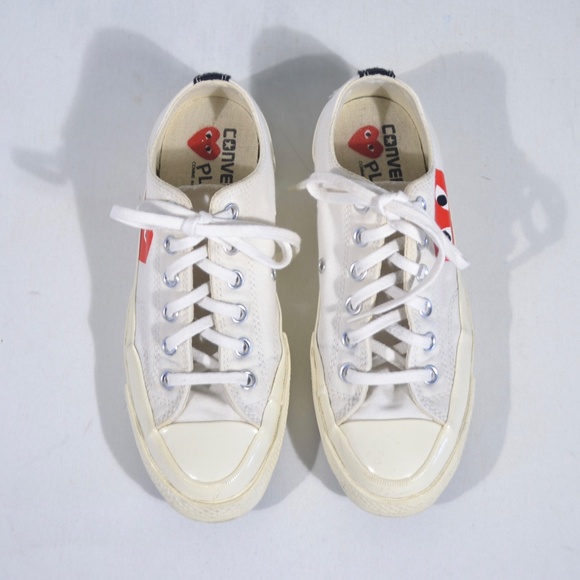 CONVERSE X COMME DES GARCONS CHUCK TAYLOR LOW TOP SNEAKERS SZ 5M/ 7W - Picture 2 of 12